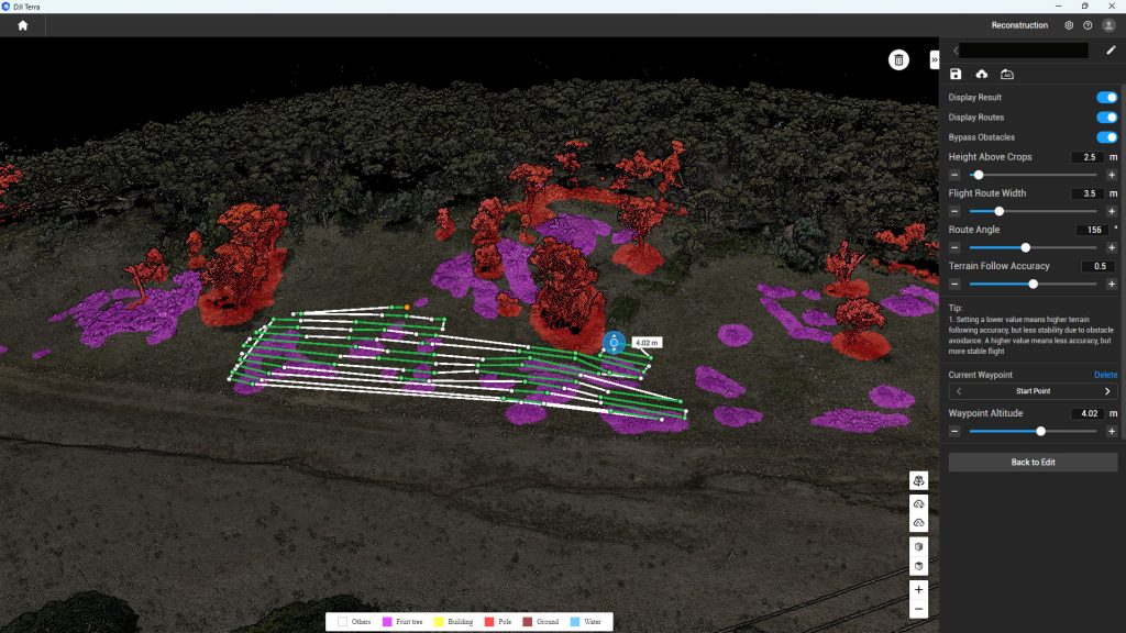 Terra Generated 3D Flight routes